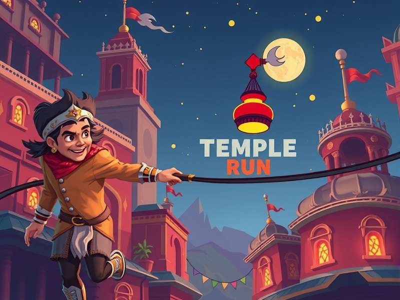 Temple Run Flashboy TVGames gameplay screenshot