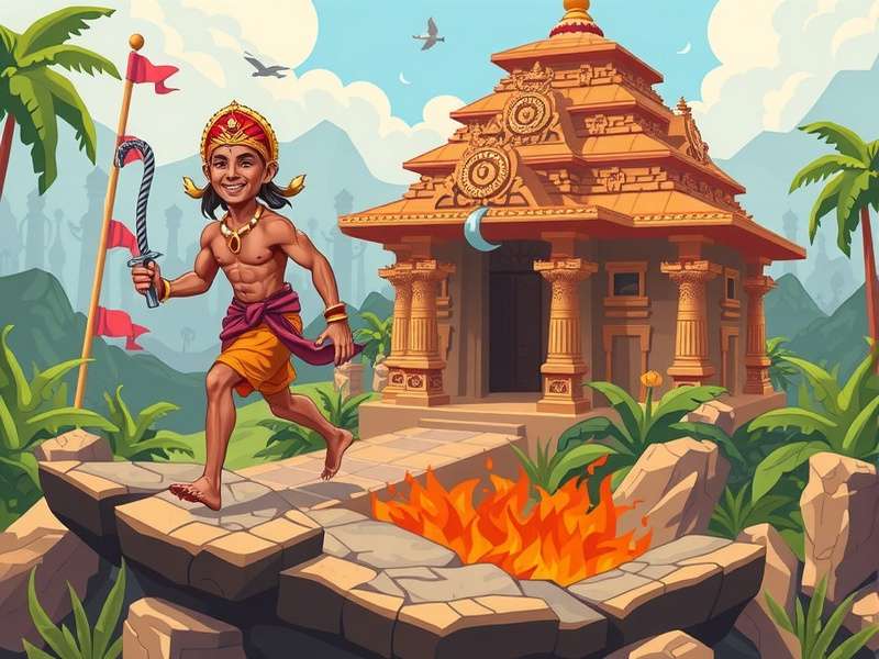 Temple Run Gameplay Screenshot