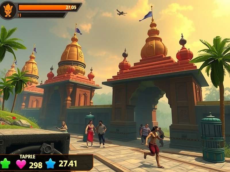 Temple Run 2011 version gameplay screenshot