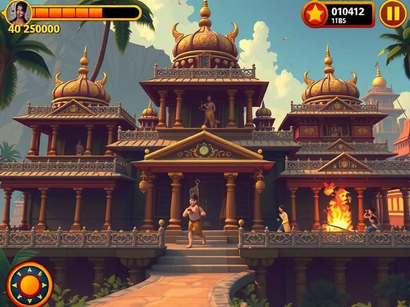 Temple Run Offline Gameplay Screenshot
