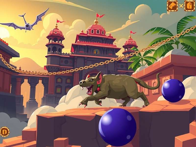 Temple Run Boss Flip gameplay screenshot