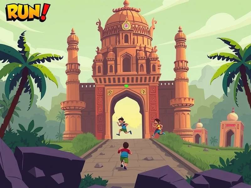 Temple Run 123 गेमप्ले स्क्रीनशॉट