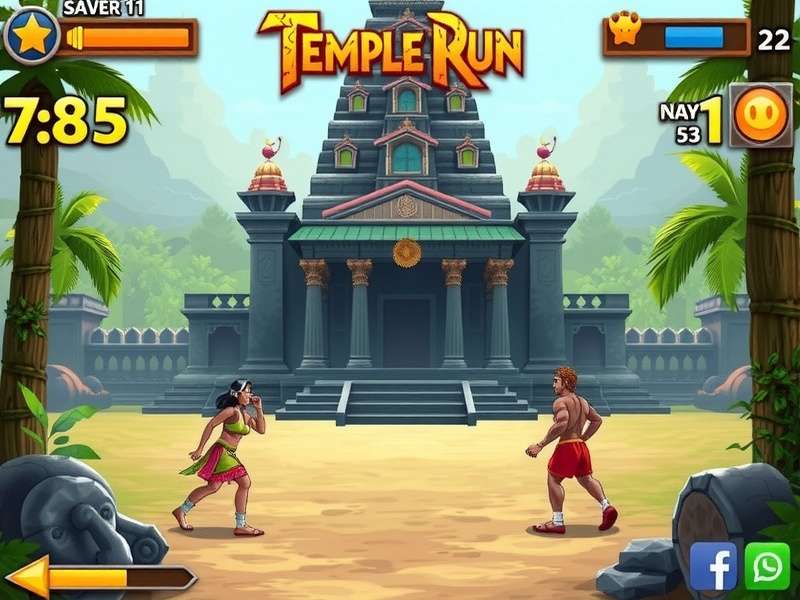 Temple Run Gameplay Screenshot