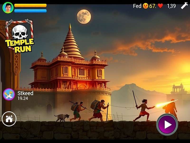 Temple Run Gameplay Screenshot
