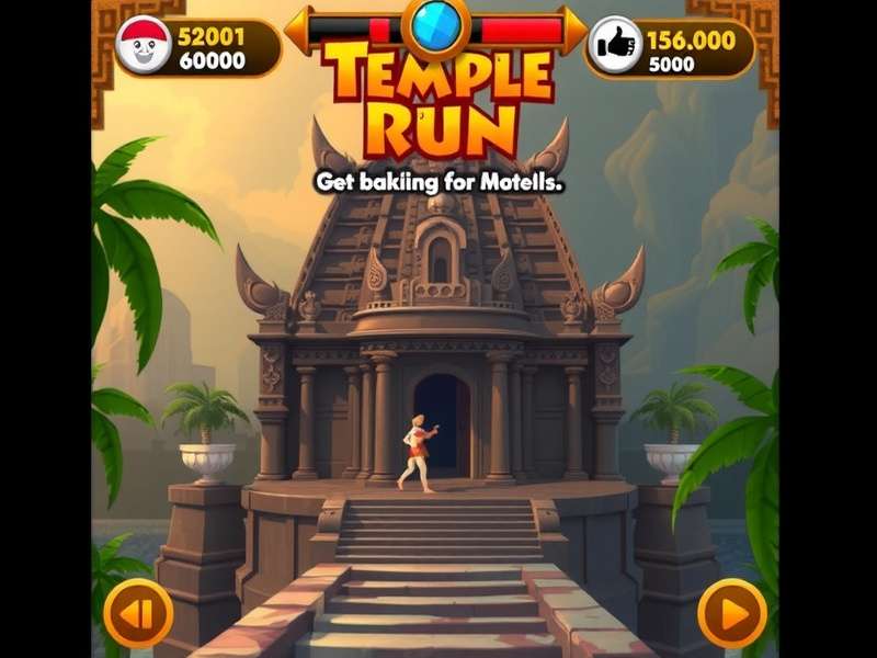 Temple Run 2 गेमप्ले स्क्रीनशॉट 1360000 स्कोर