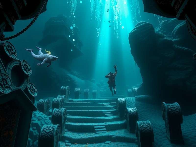 Temple Run 2 Underwater गेमप्ले स्क्रीनशॉट