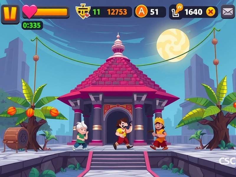 Temple Run Gbank CC गेमप्ले स्क्रीनशॉट
