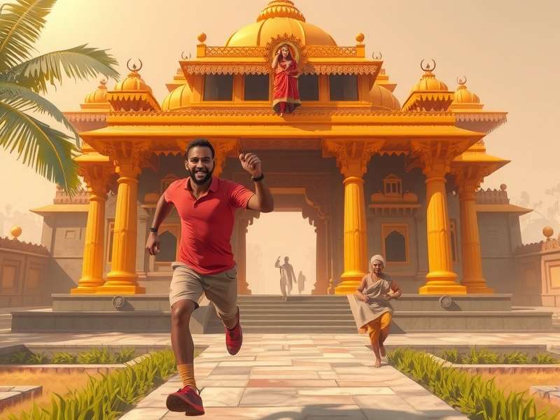 Temple Run Gameplay Screenshot
