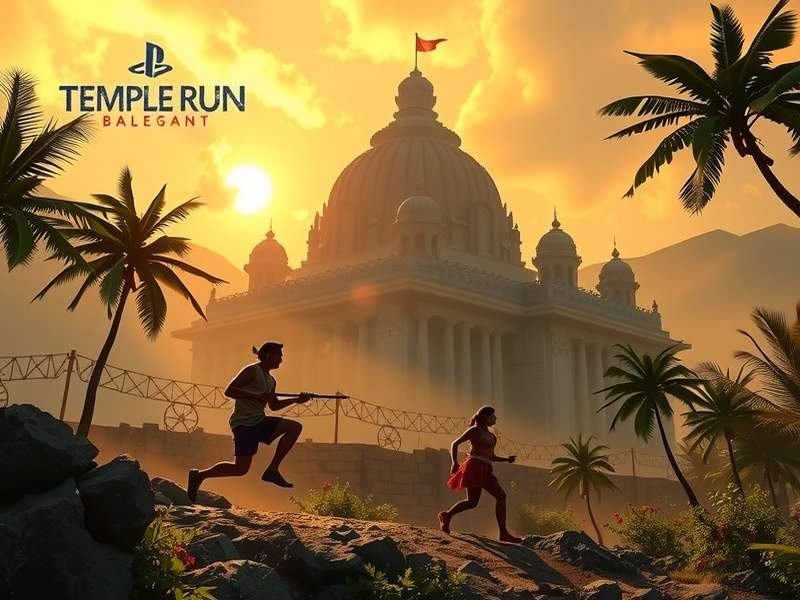 Temple Run PlayStation 5 गेमप्ले स्क्रीनशॉट