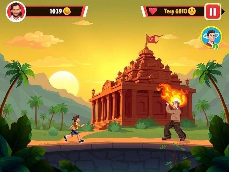 Temple Run iPhone Game Screenshot