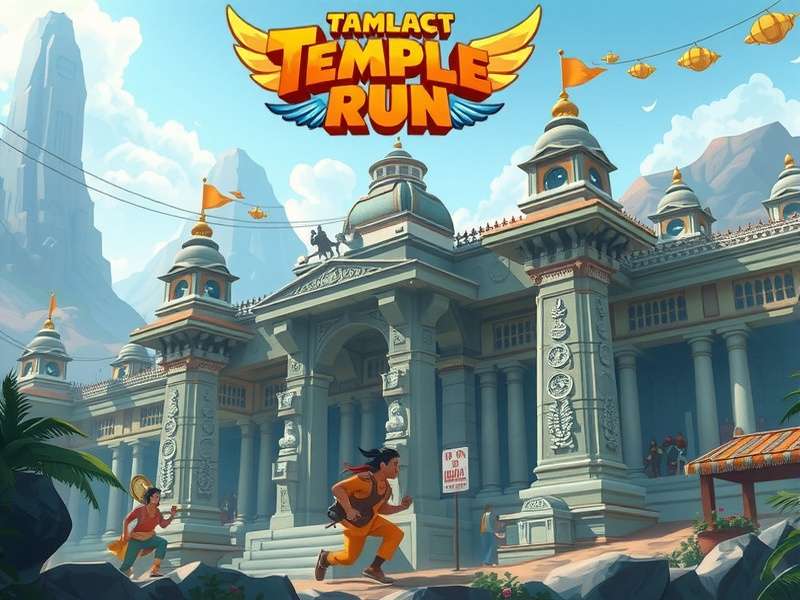 Temple Run 672XXL गेमप्ले स्क्रीनशॉट