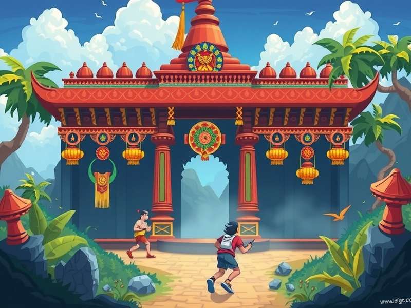 Temple Run Gameplay Screenshot