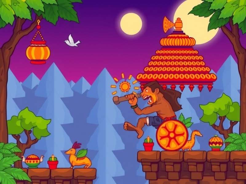Temple Run Gameboy Katseye gameplay screenshot