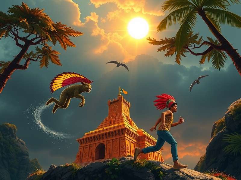 Chromebook पर Temple Run गेमप्ले