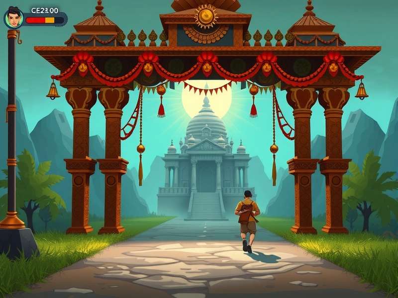Temple Run 1.0 gameplay screenshot
