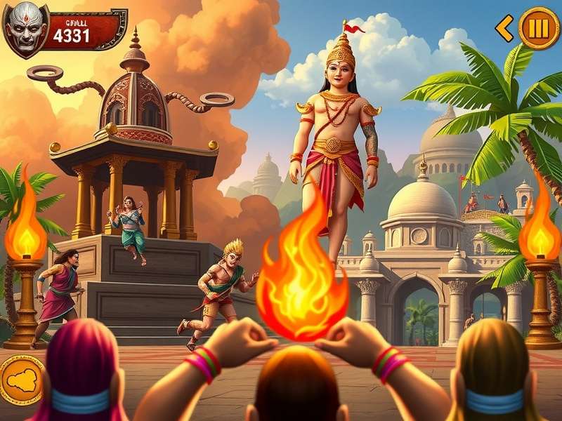 Temple Run Gameplay Screenshot