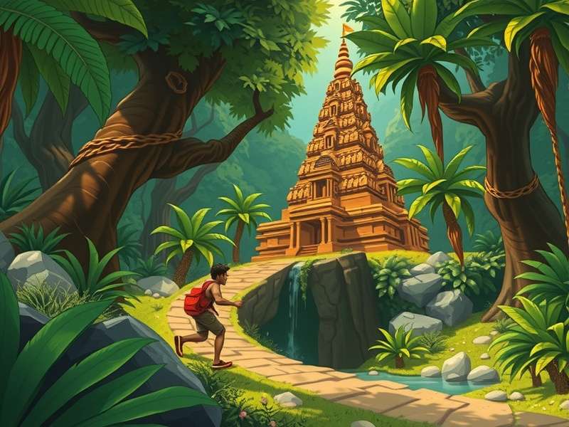 Temple Run 2 Jungle Gameplay Screenshot