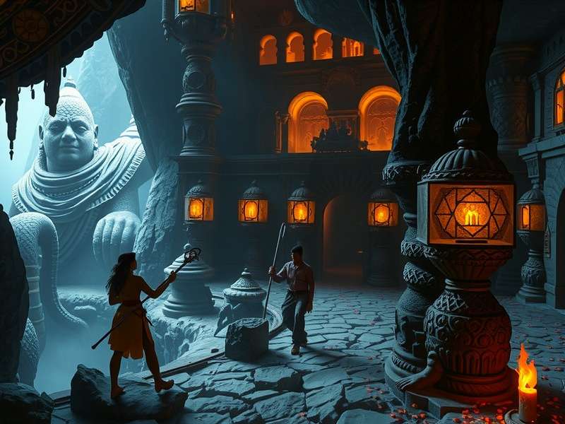 Temple Run Cave Level Gameplay