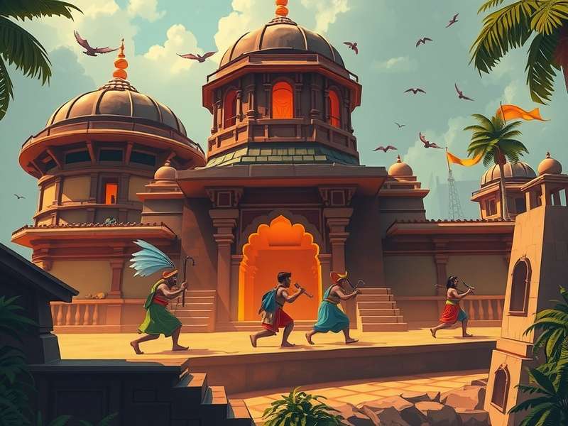 Temple Run Three Crazy गेम स्क्रीनशॉट