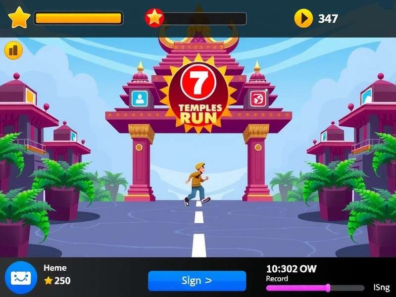 Temple Run Highest Record Achievement