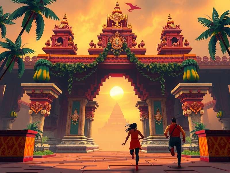 Temple Run Game Screenshot