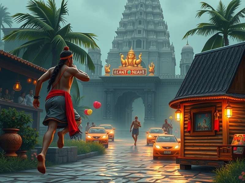 Temple Run 12V गेमप्ले स्क्रीनशॉट