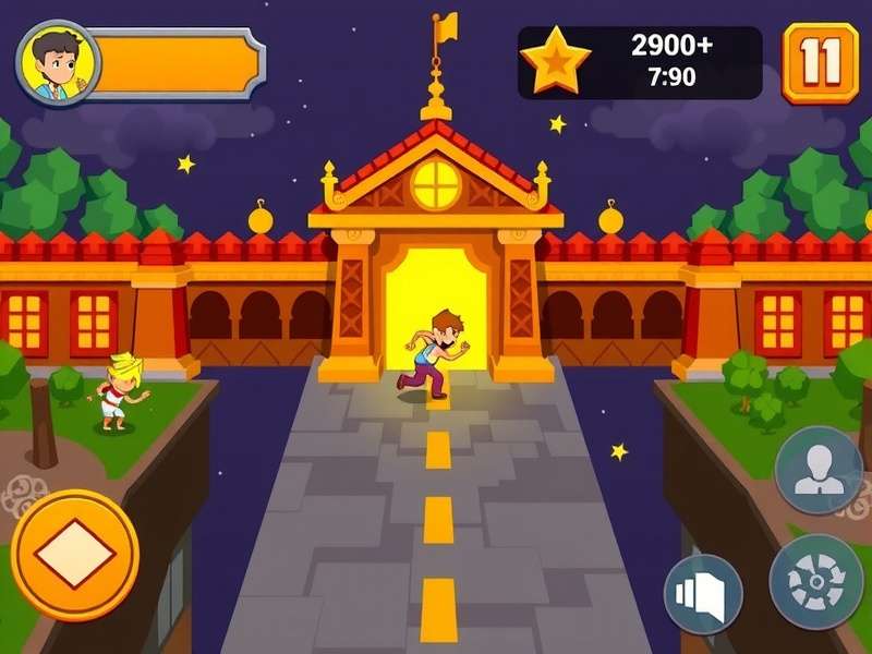 Temple Run Hack APK इंटरफेस
