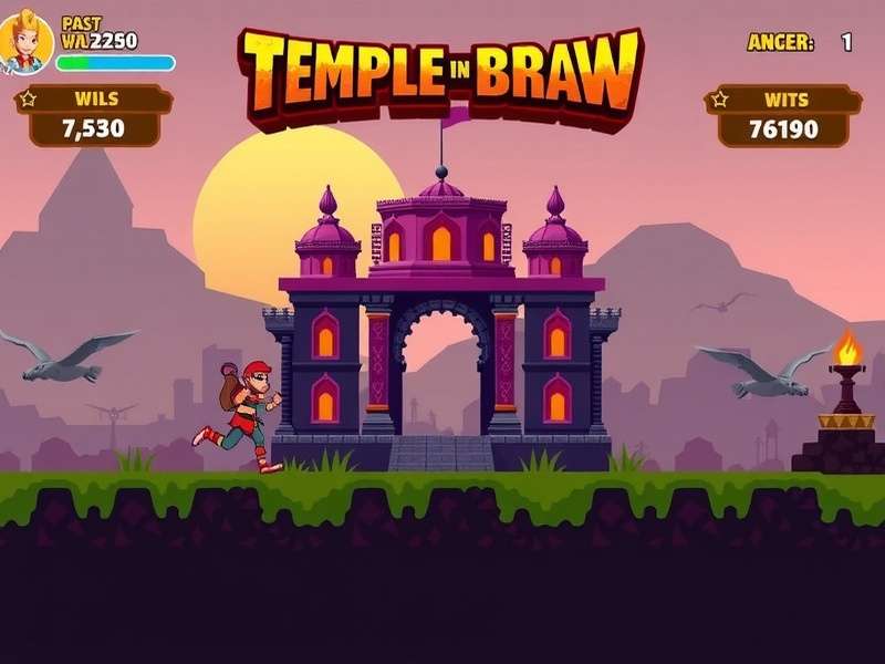 Temple Run Brave Reversed Gameplay