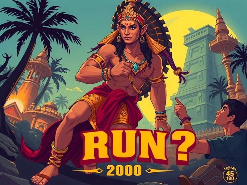 Temple Run 2000s Theme Gameplay