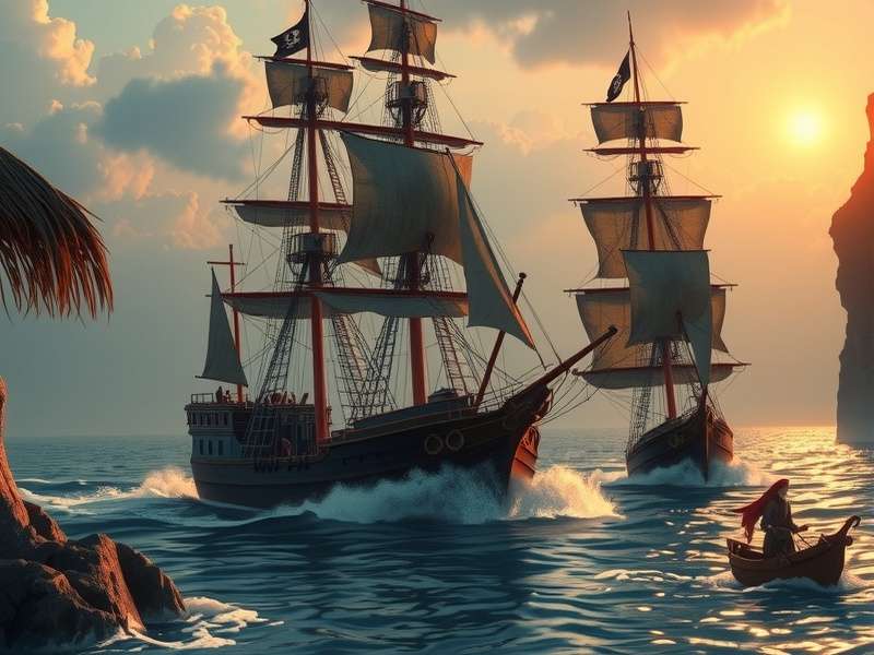 Temple Run Pirate Shipping गेम स्क्रीनशॉट