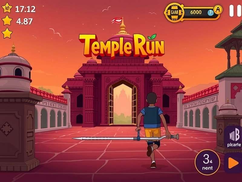 Temple Run Apple TV गेमप्ले