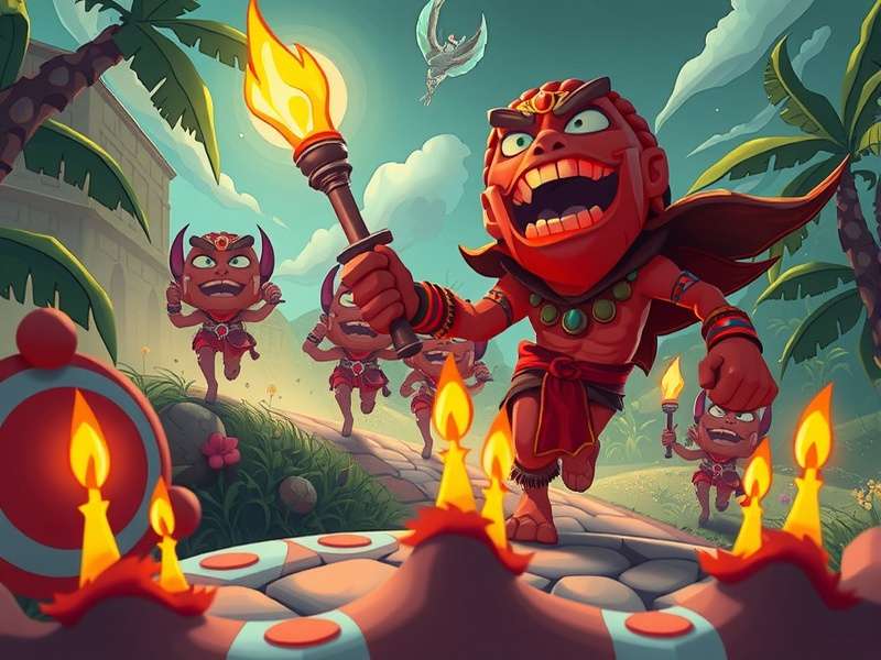 Temple Run Botslanders gameplay screenshot