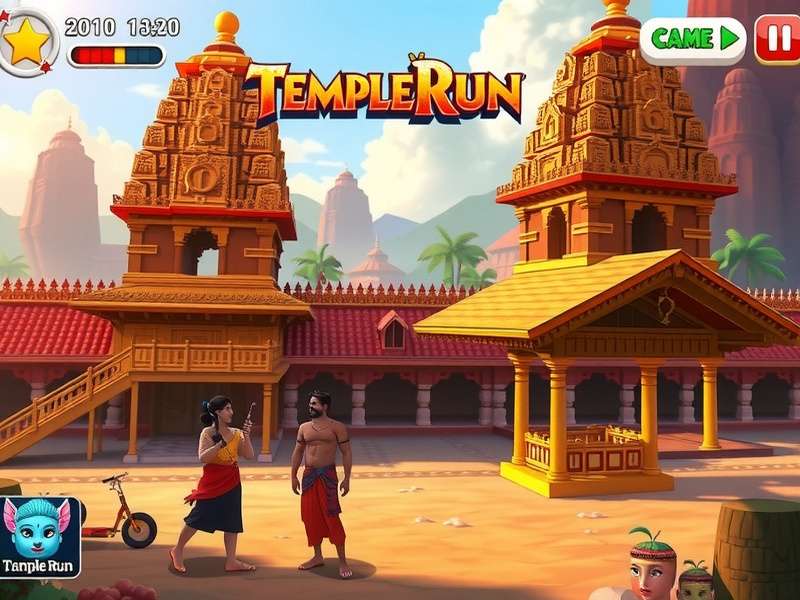 Temple Run Gameplay Screenshot