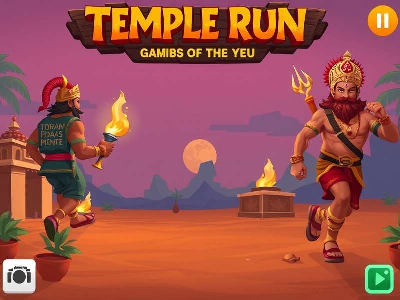 Temple Run ग्राफिक्स प्रदर्शन