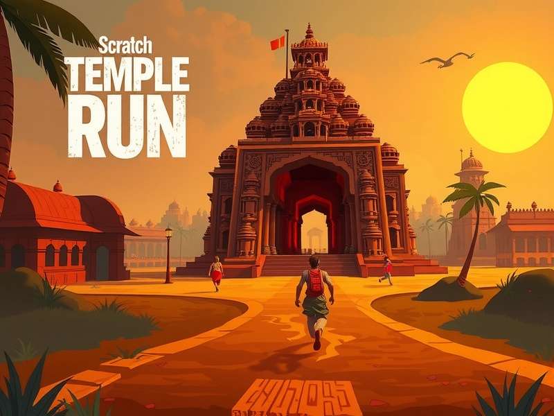 Scratch Temple Run गेमप्ले