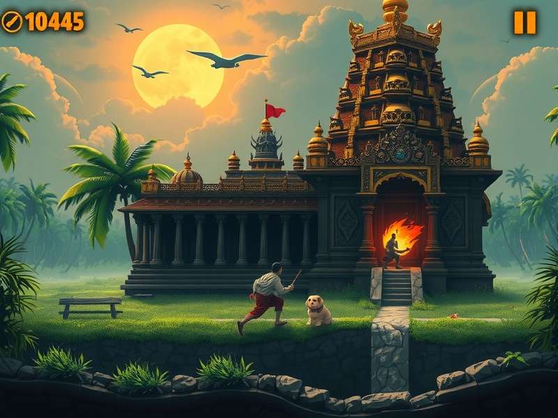 Temple Run 0z Gameplay Screenshot