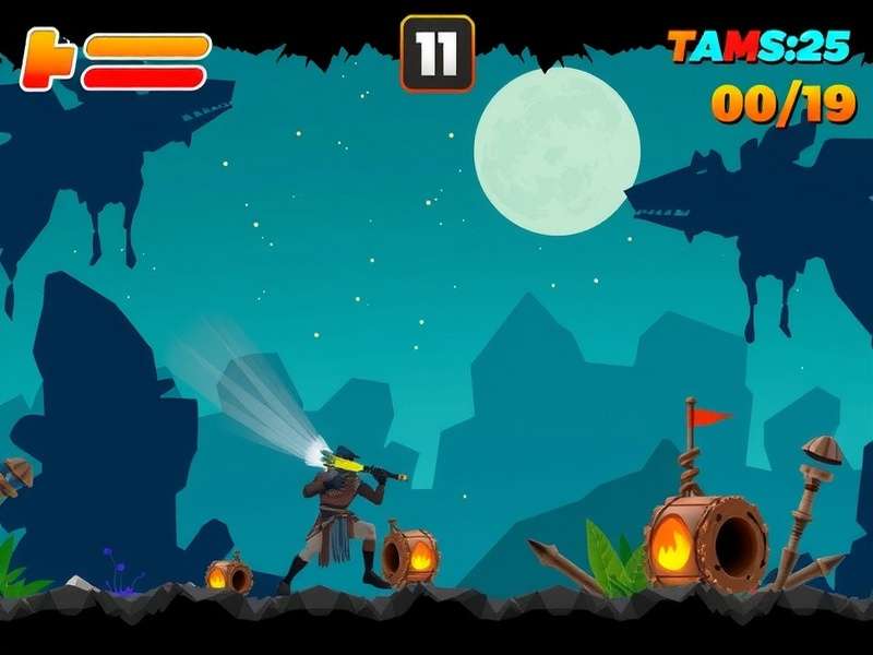 Temple Run GBATemp Drilling gameplay