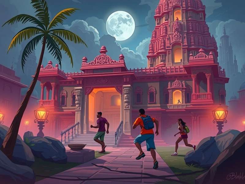 Temple Run Gbanker गेमप्ले स्क्रीनशॉट