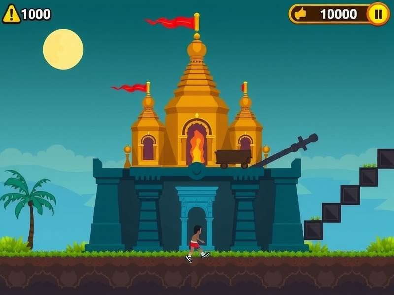 Temple Run 10000 meters gameplay screenshot