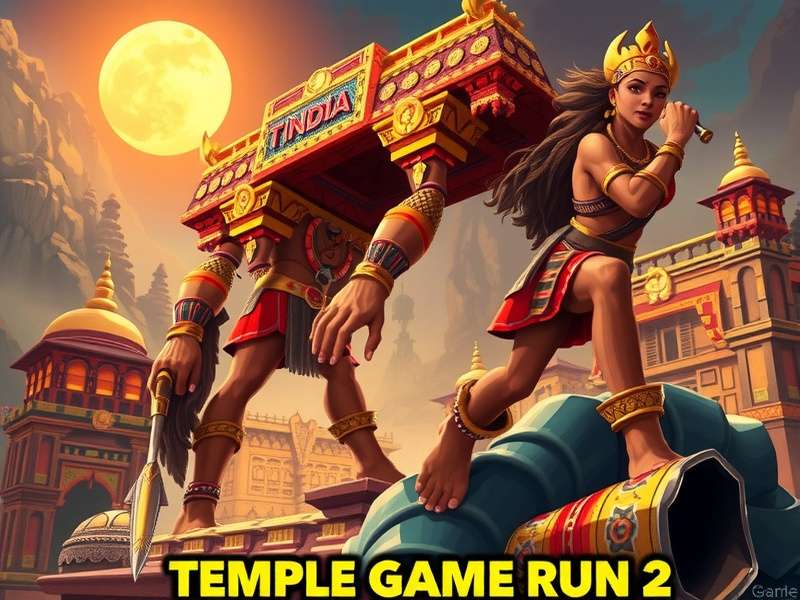 Temple Run 2 Chrome gameplay screenshot
