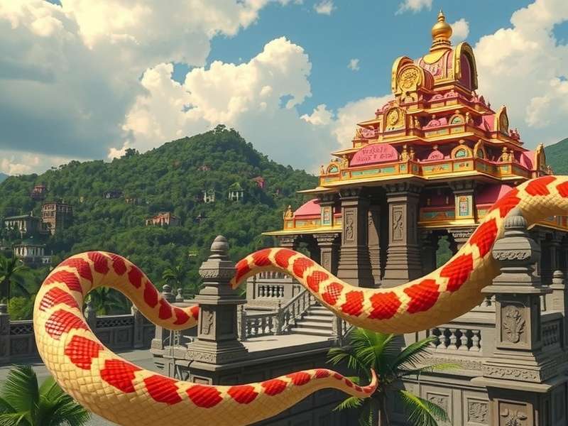 Temple Run Snakes गेमप्ले स्क्रीनशॉट