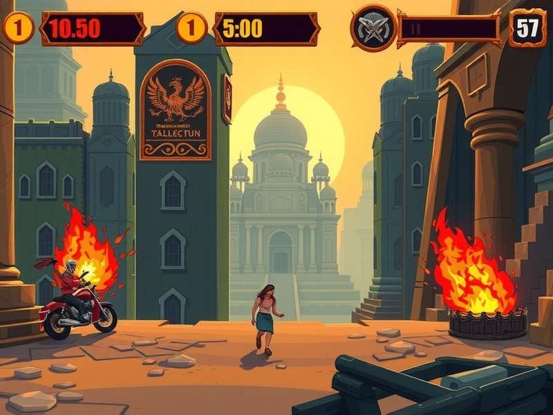 Temple Run Flashboy TVGN gameplay screenshot