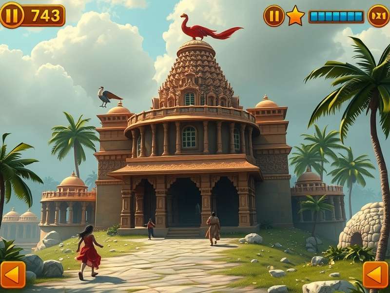 Temple Run 6723 South गेमप्ले