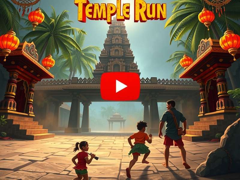 YouTube Playables Temple Run गेमप्ले