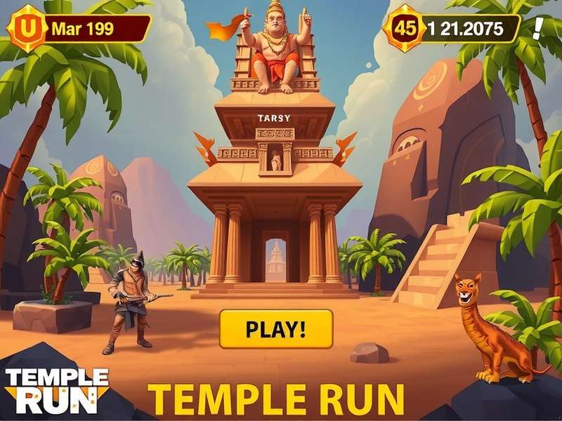 Temple Run Gameplay Screenshot