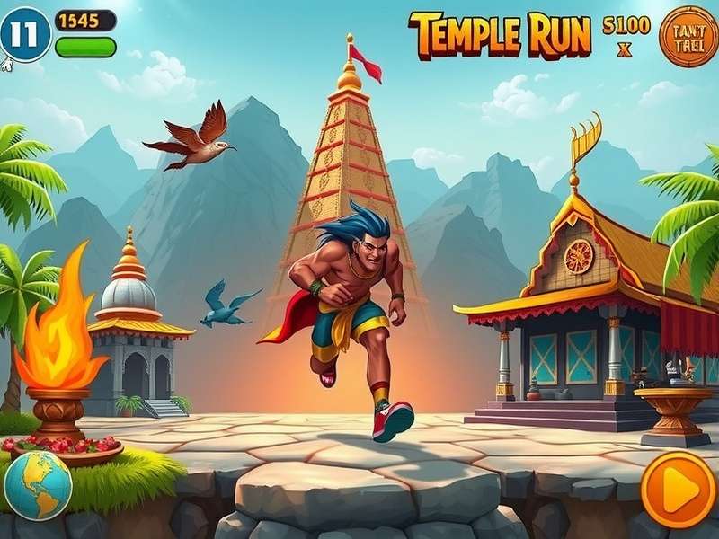 Temple Run Gameplay Screenshot