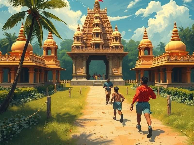 Temple Run 98 Gameplay Screenshot