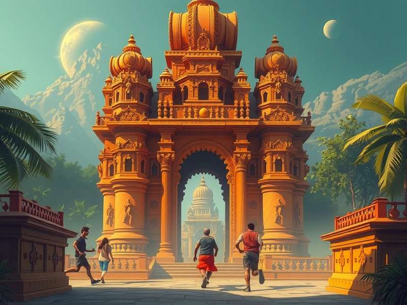 Temple Run 6056 गेमप्ले स्क्रीनशॉट