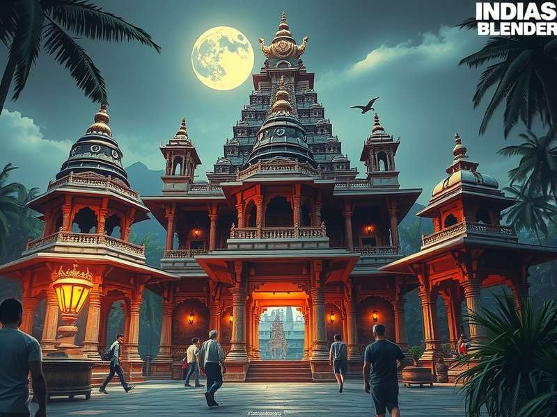 Temple Run Beast Blender गेमप्ले स्क्रीनशॉट
