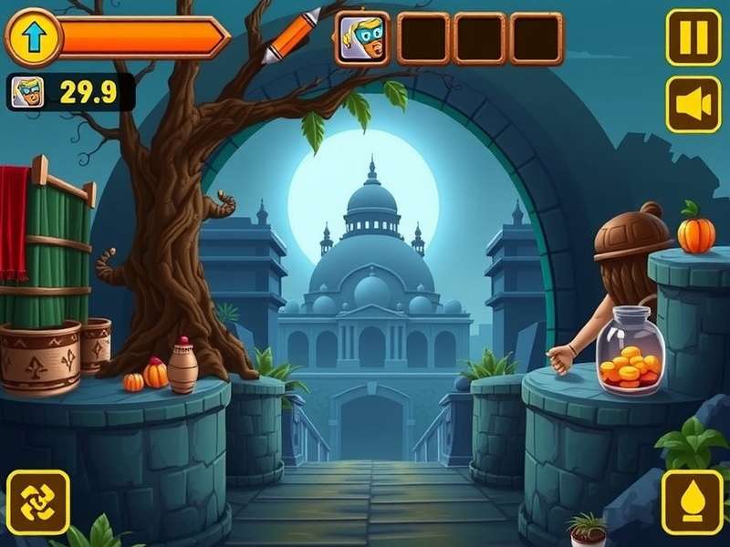 Temple Run Clips App इंटरफेस